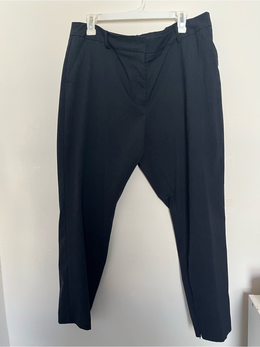 Worthington Women’s Navy Pinstriped Dress Pants - Size 16